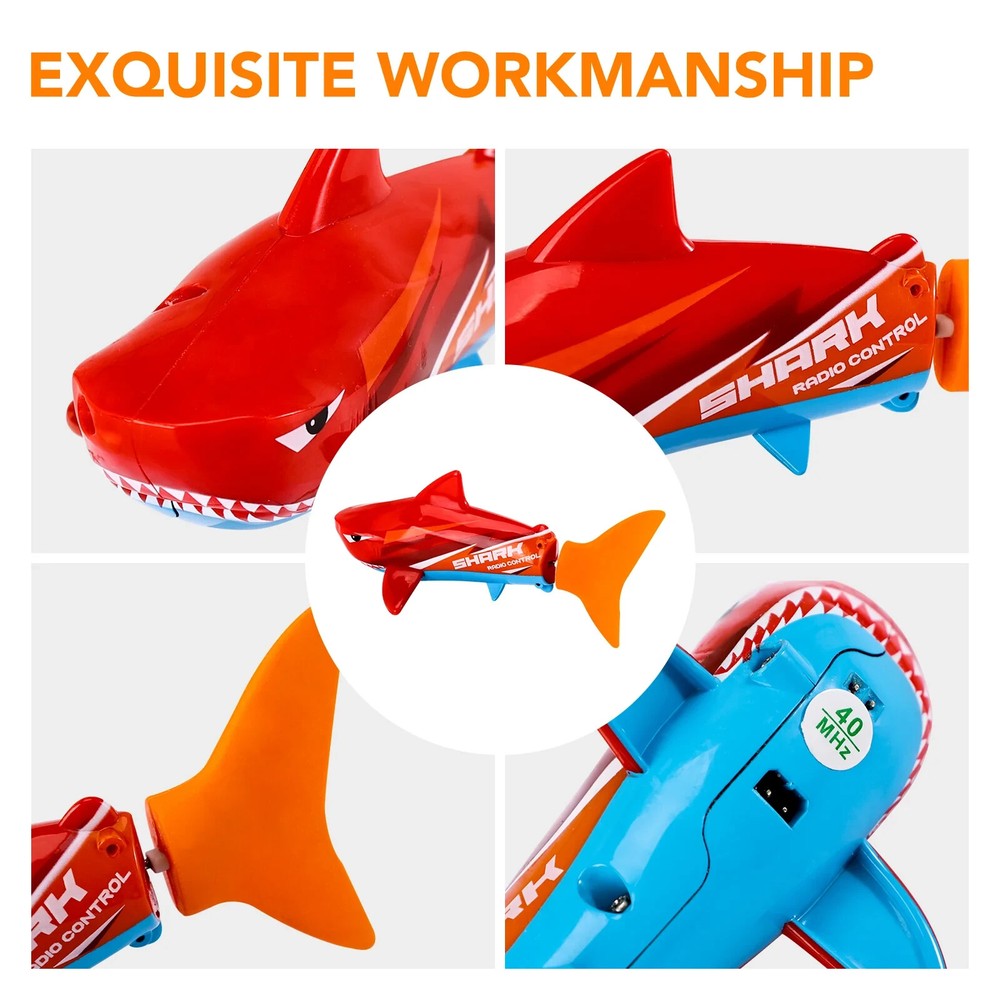 RC Micro SHARK Robo Fish MINI SHARK -RED-