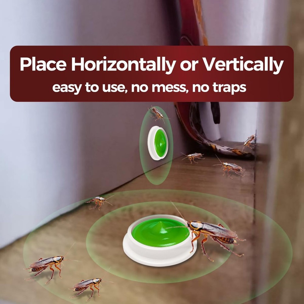 40 Pack Roach Killer Indoor Infestation, Powerful Attraction Cockro... Fast Ship