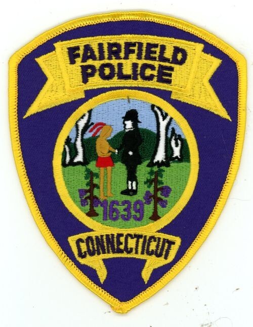 CONNECTICUT CT FAIRFIELD POLICE NICE SHOULDER PATCH SHERIFF