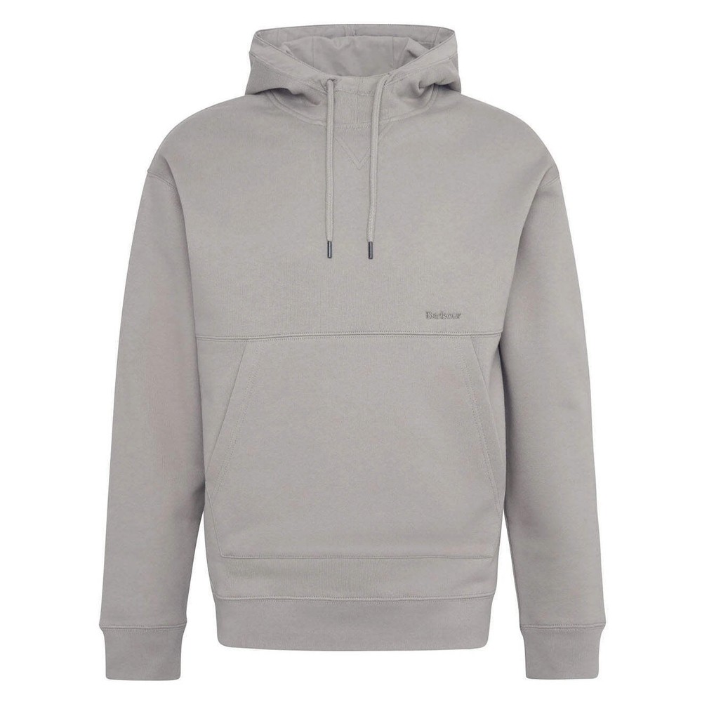 Barbour Yalding Hooded Sweatshirt Concrete
