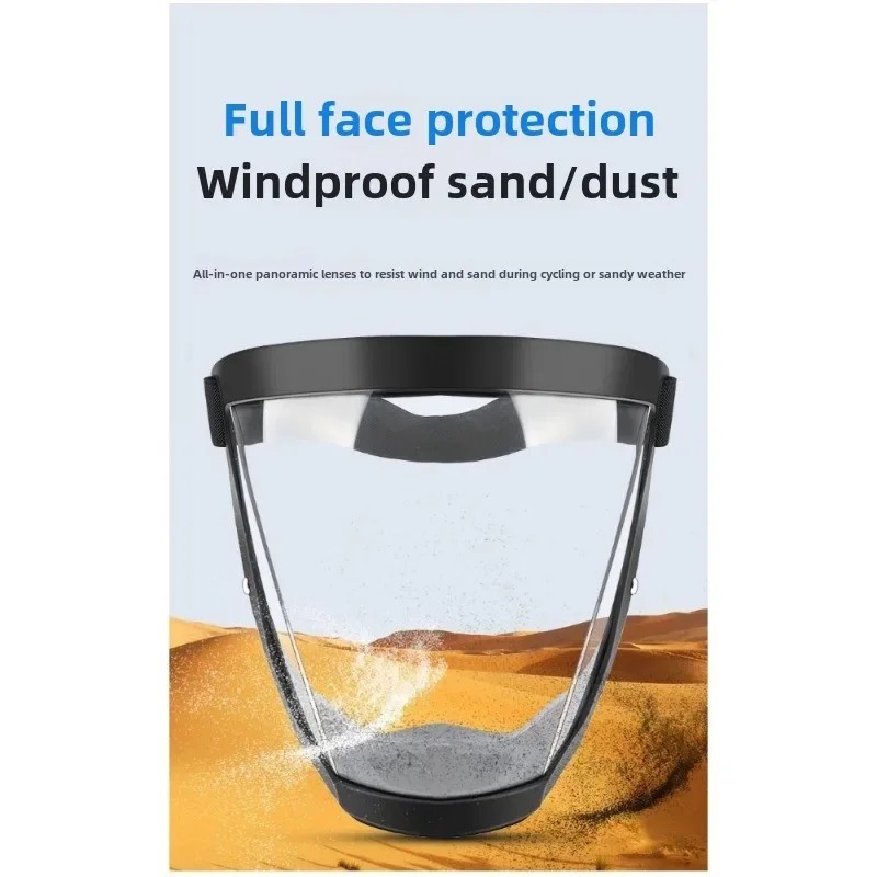 Full Face Shield Safety Visor Protective Mask Clear Anti Splash Adjustable