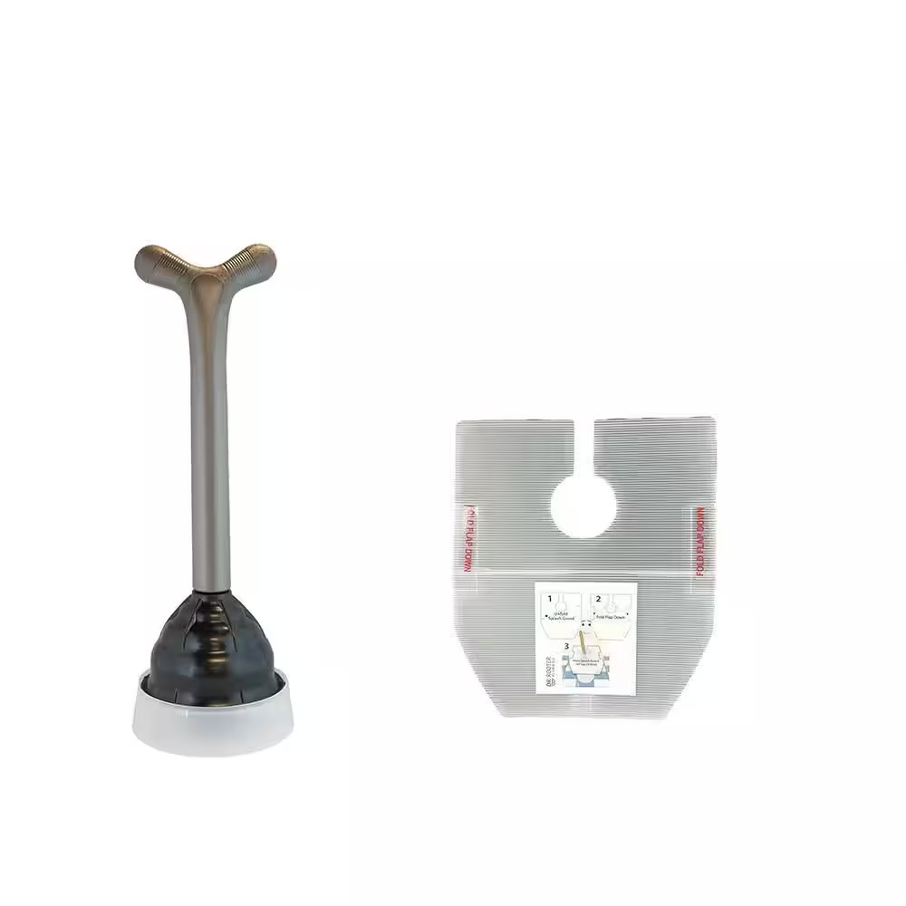 Vortex Professional Grade Plunger with Drip Tray and Splash Guard