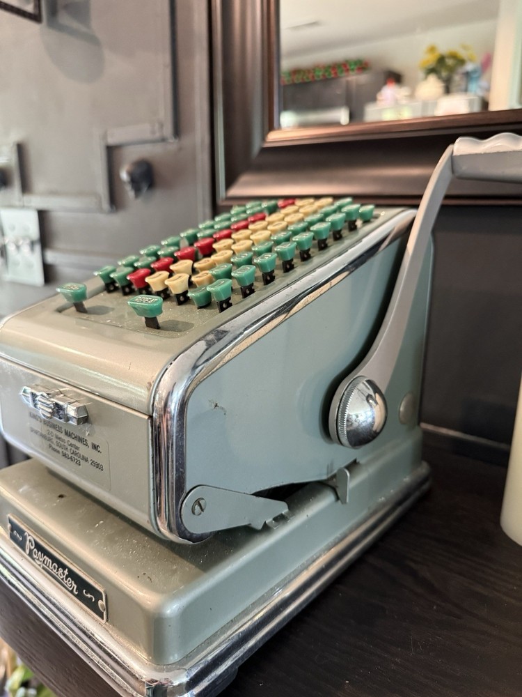 The Paymaster Vintage Check Writer