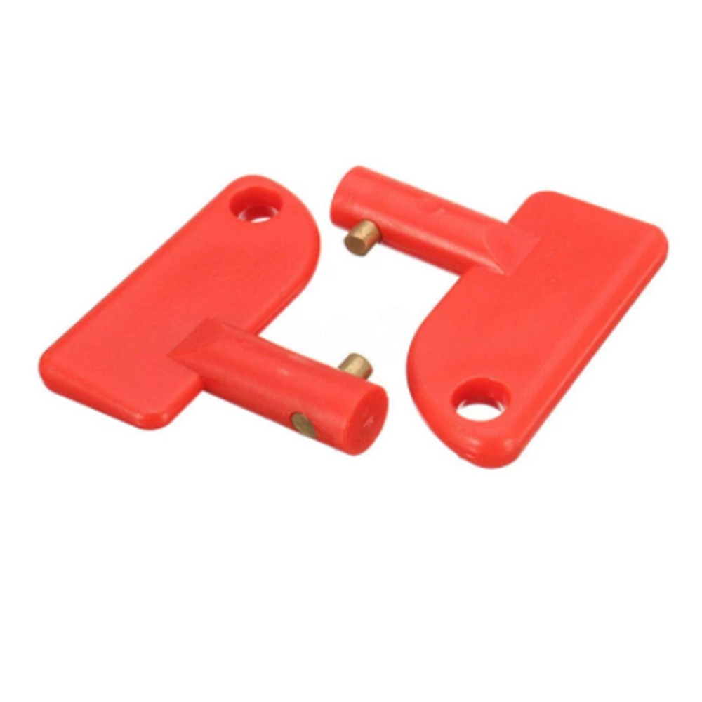 2Pcs Generic Battery Disconnect Isolator Keys Directly Replace for Auto