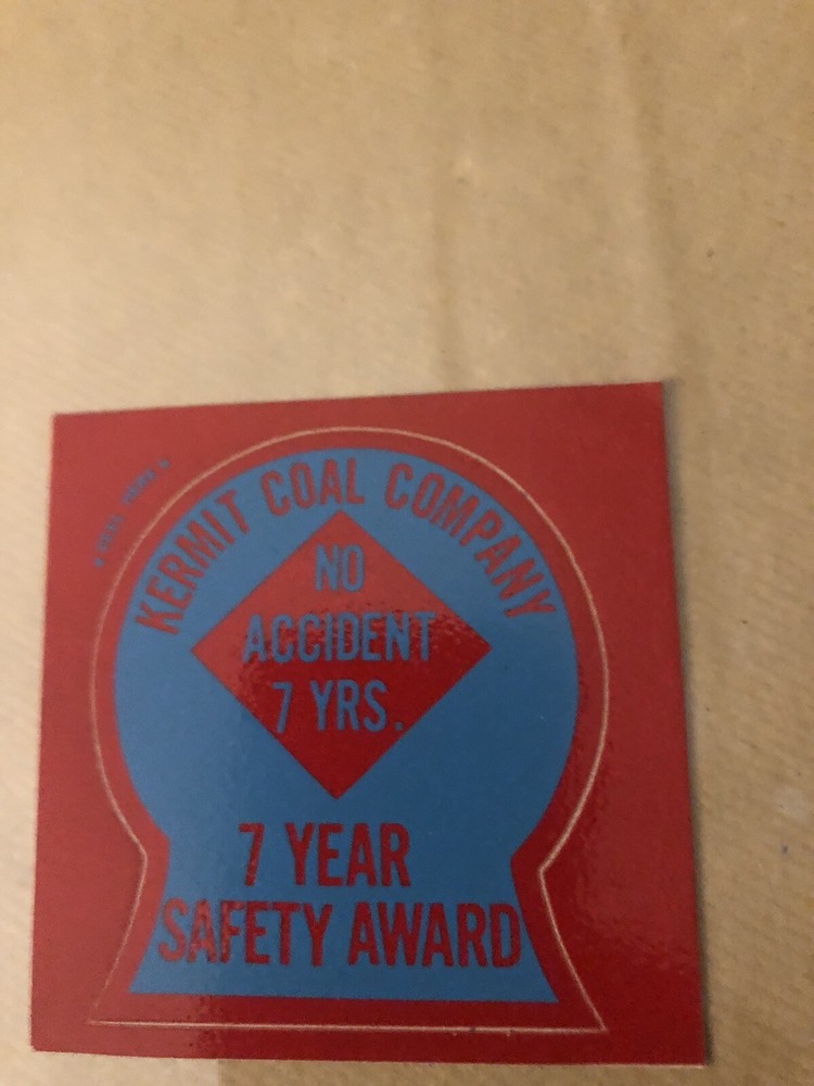 coal mining stickers nice older coal company