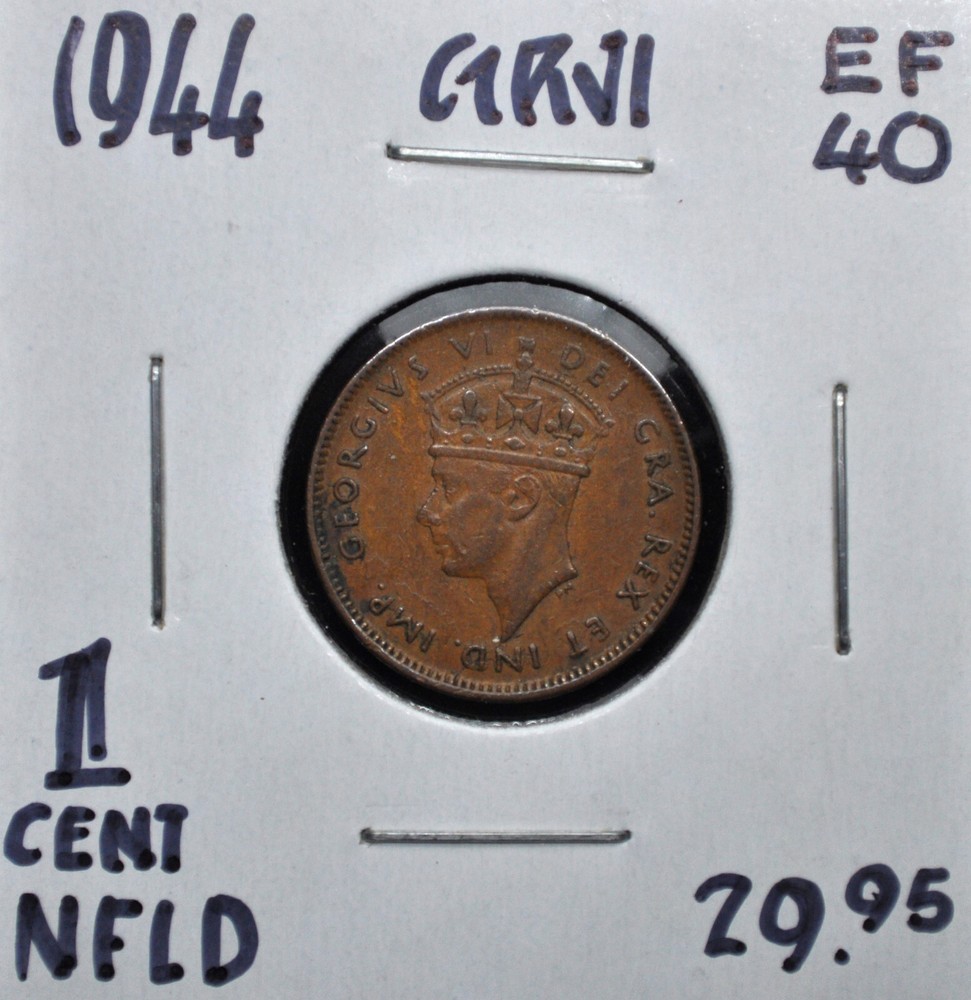 1944 Newfoundland One Cent