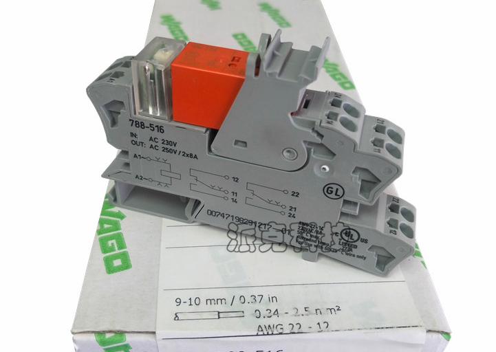 1pc WAGO 788-516 Plug in mini relay module