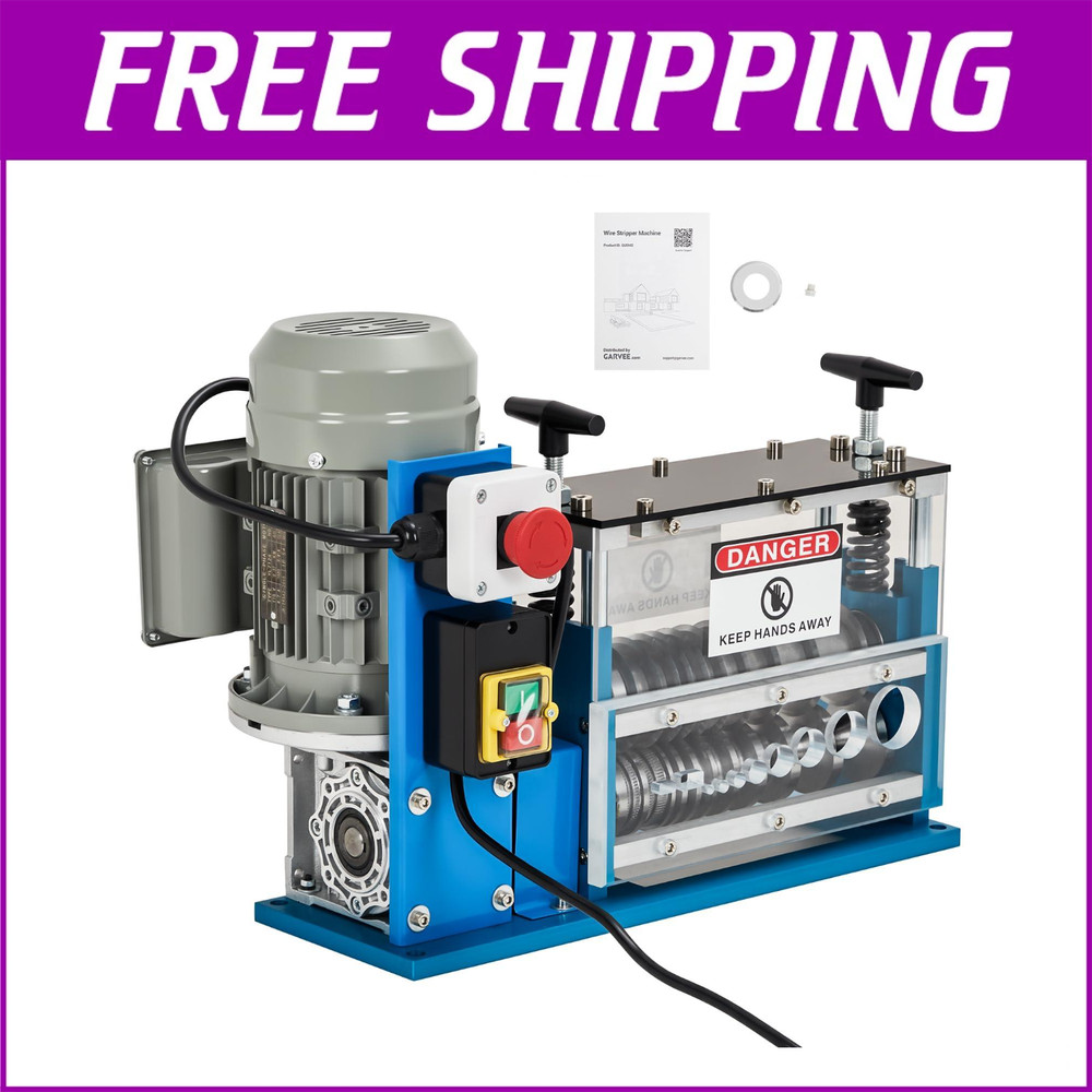 ✨Automatic Scrap Cable Stripper Electric Wire Stripping Machine Copper Recycling