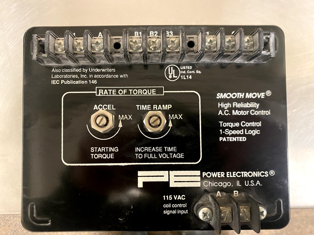 Power Electronics E4046-1B Single Speed Soft Start Reduced Torque Control L365