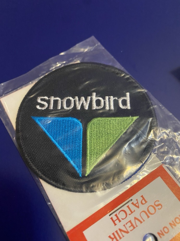 VTG SNOWBIRD Ski Resort Iron On Patch