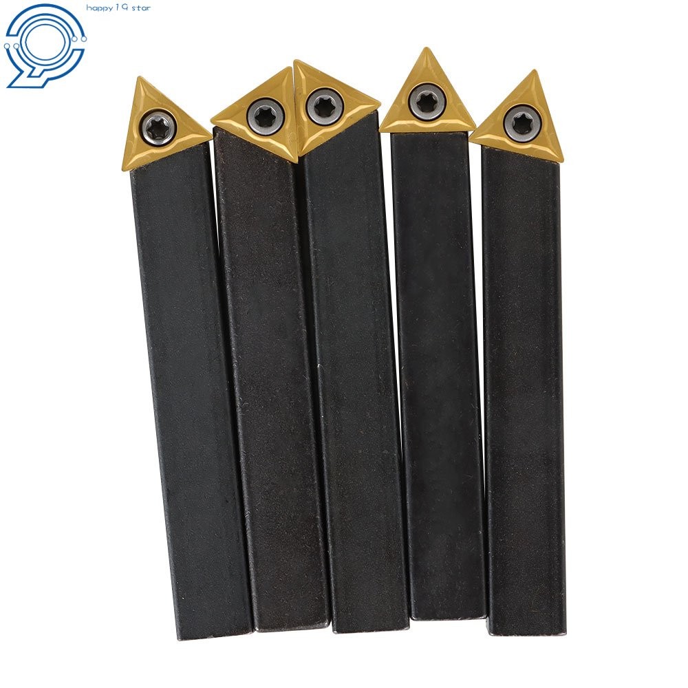 5 pack 1/2" Carbide Indexable Turning Tool Lathe Tool Bit With Carbide Inserts