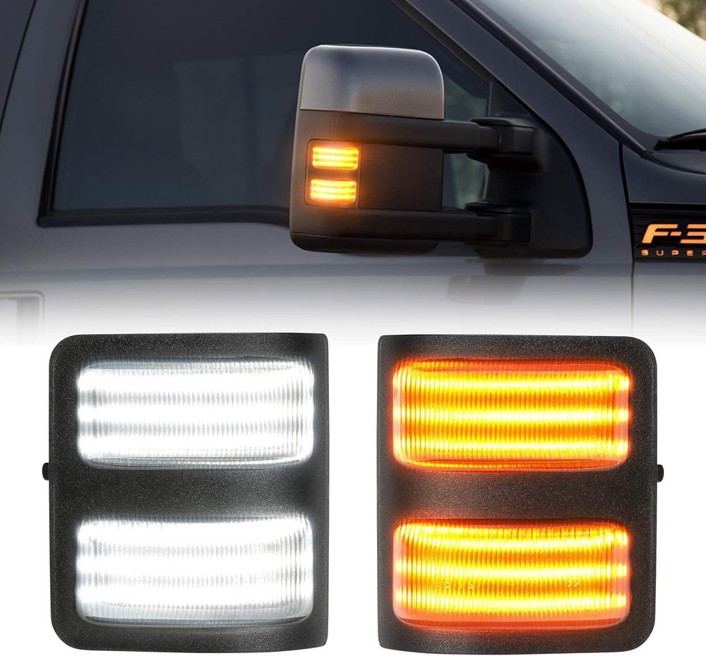 SUPAREE LED Sequential Switchback Side Mirror Marker Running & Turn Signal Light