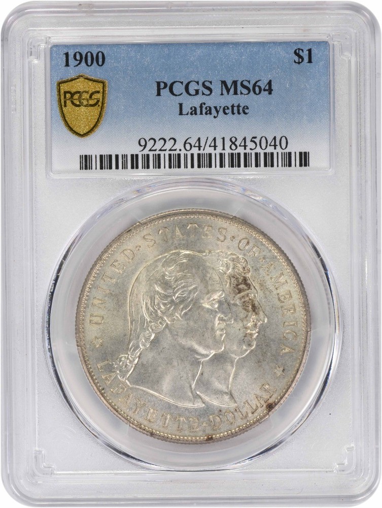 1900 Lafayette Commemorative Silver Dollar MS64 PCGS