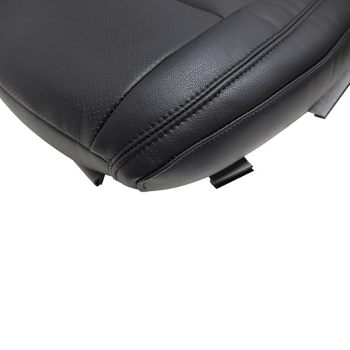 Black Driver Side Bottom Perforated Leather Seat Cover Black Perforated