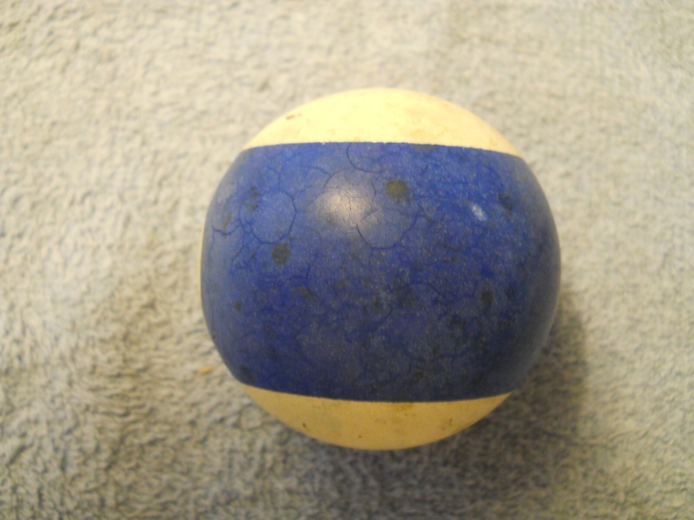 Vintage Clay Billiard Ball - #10