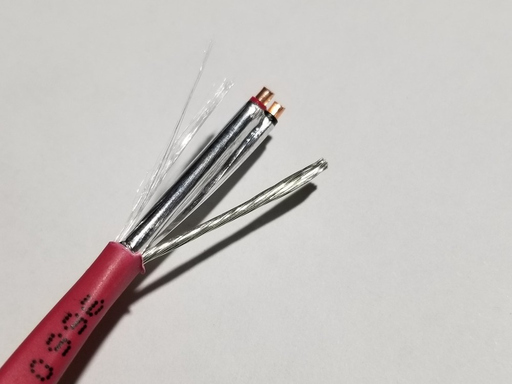 Carol E3622S 14/2C Solid Shield Plenum Fire Alarm Cable Wire FPLP/CL3P /100ft