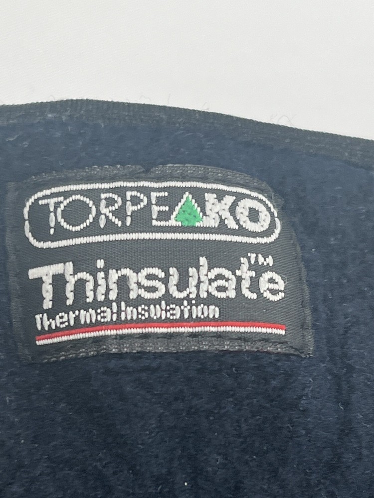 Torpeako Men's Solid Navy Blue Thinsulate Thermal Insulation Gloves One Size