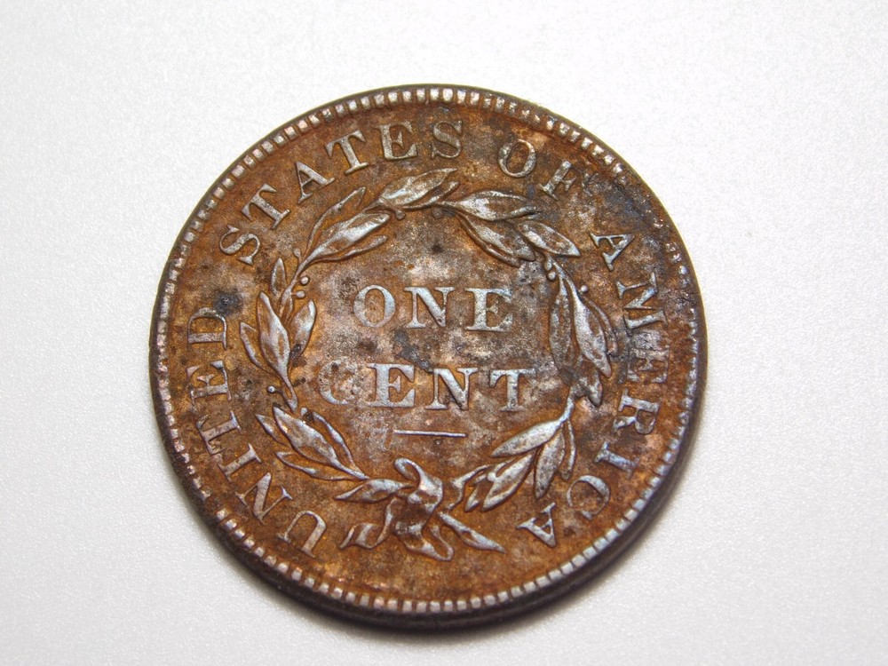 US COINS 1835 CORONET HEAD LARGE CENT