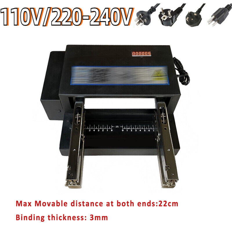 Commercial Double Head Electric Stapler Automatic Binder Card Binding Machine