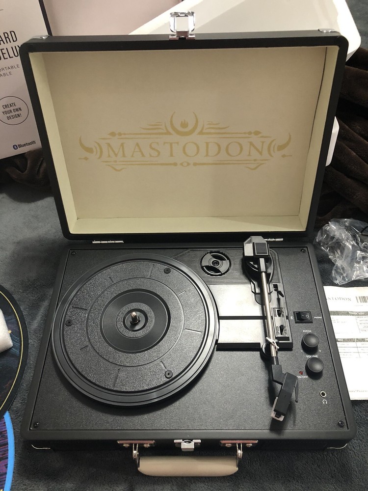Mastodon Crosley Record Player Not CD/LP