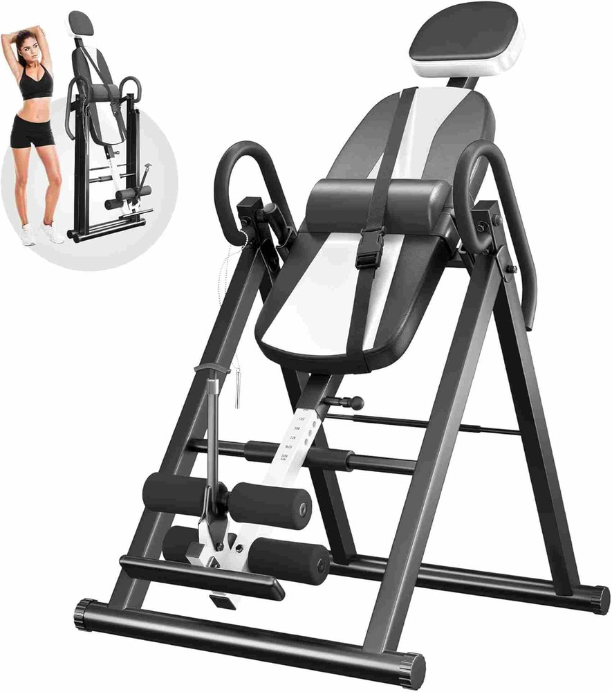 Gravity Inversion Table for Back Pain Relief 2026 New Inversion Table W/Lumbar S