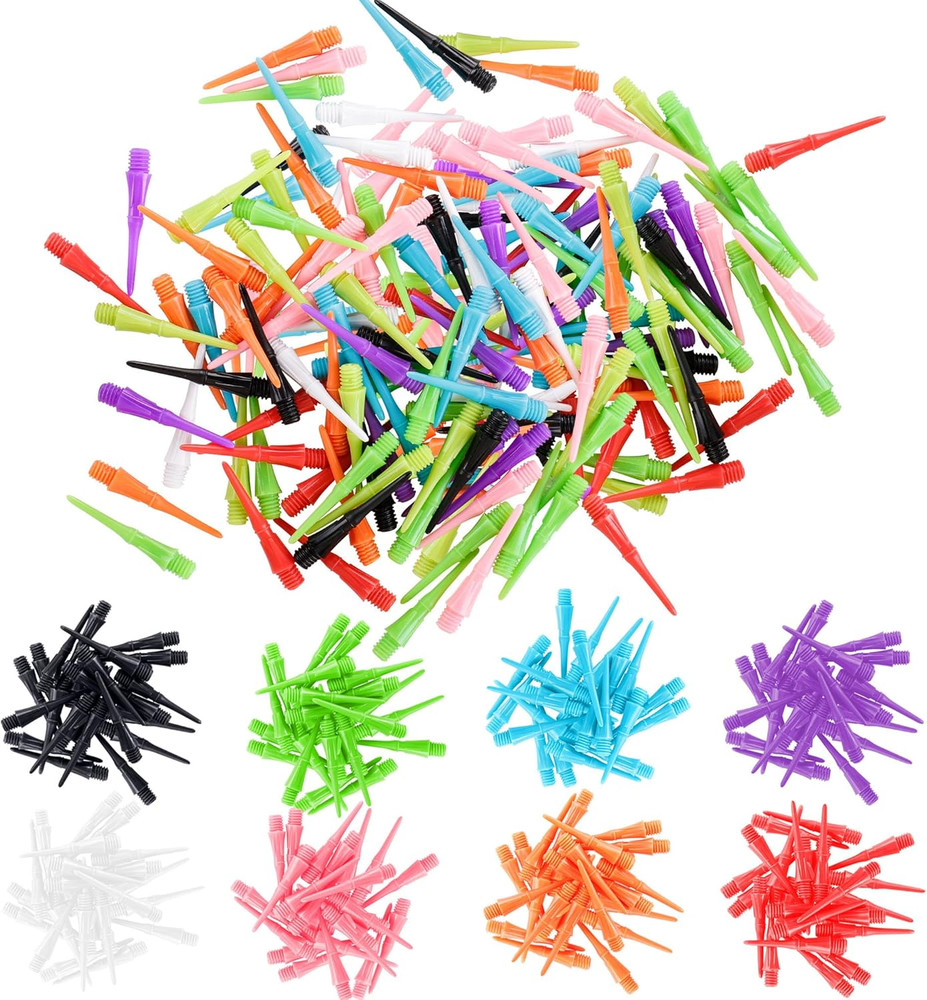 2BA Thread Soft Tip Dart Points - Plastic Dart Tips - 100 Pack Premium Replacem