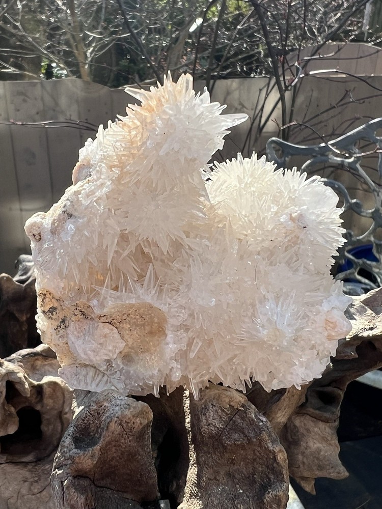 Calcite Spiky Cluster Patterns 244g 1