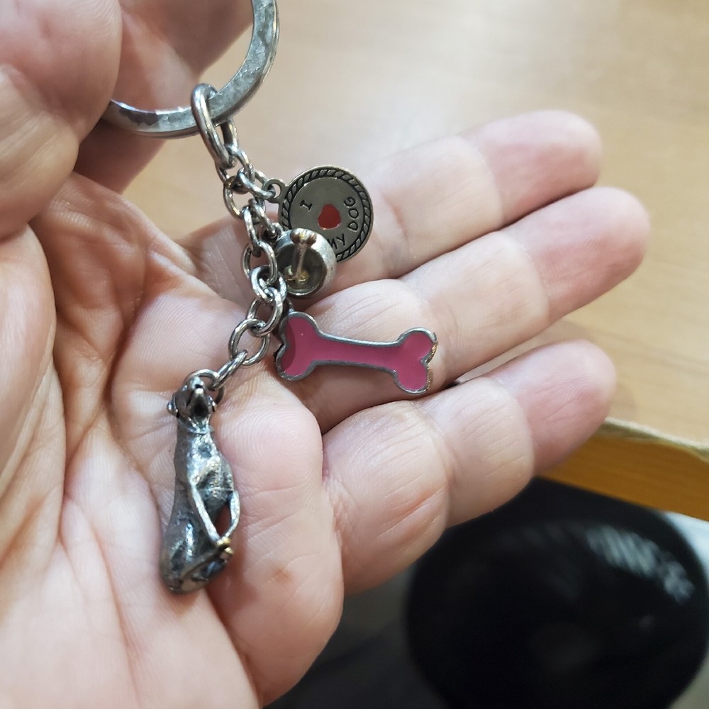 Dog Charm Key Chain