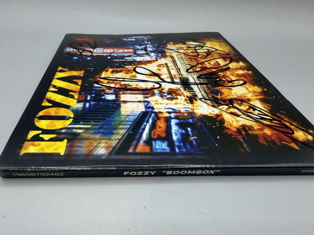 Fozzy Boombox Signed CD Autograph