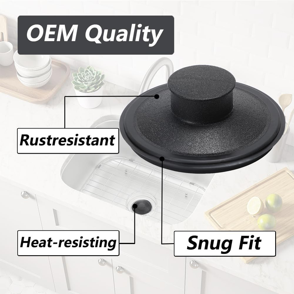 Sink Stopper Exact Replacement for Insinkerator STP-PL/STPPL for Kitchen Drain S