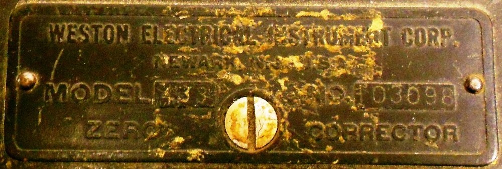 WESTON VOLTMETER MODEL 433, 0-150