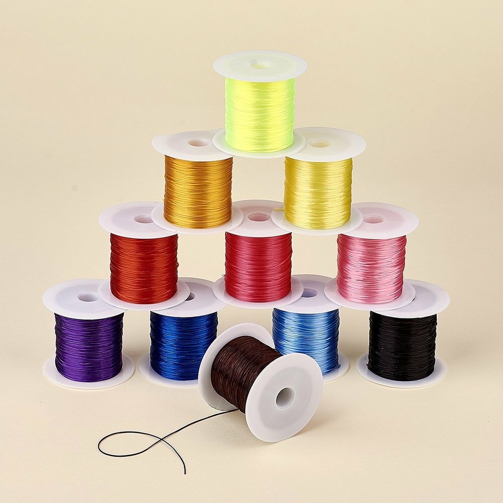 0.7mm Elastic Strong Stretch Beading Thread Line Cord Bracelet String Round DIY