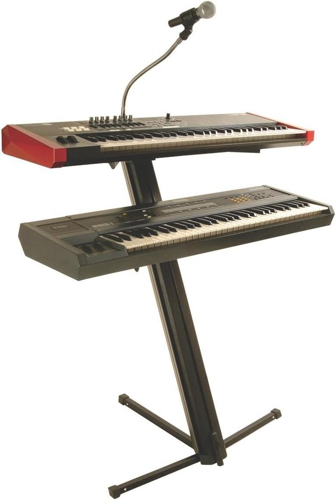 On-Stage KS9102 Quantum Core Column Keyboard Stand,Black