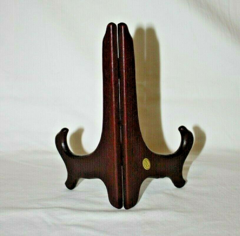 7" Hinged Rosewood Finish Display Easel