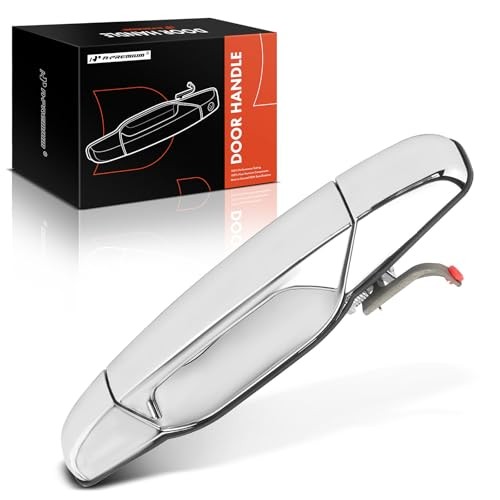 - Front Passenger Side Exterior Door Handle - Compatible Front Right Chrome