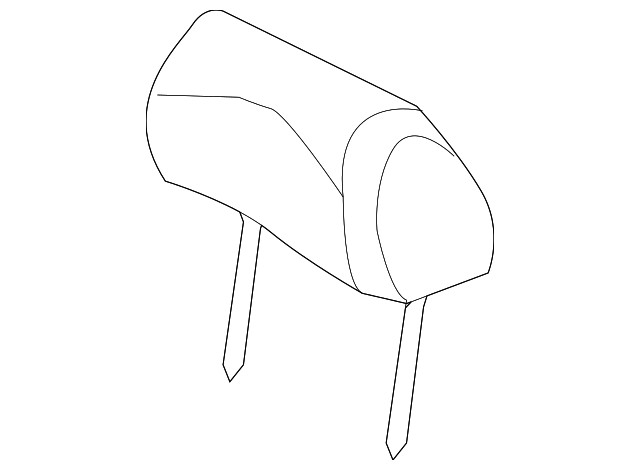 Genuine Ford Headrest AE5Z-54611A08-CF