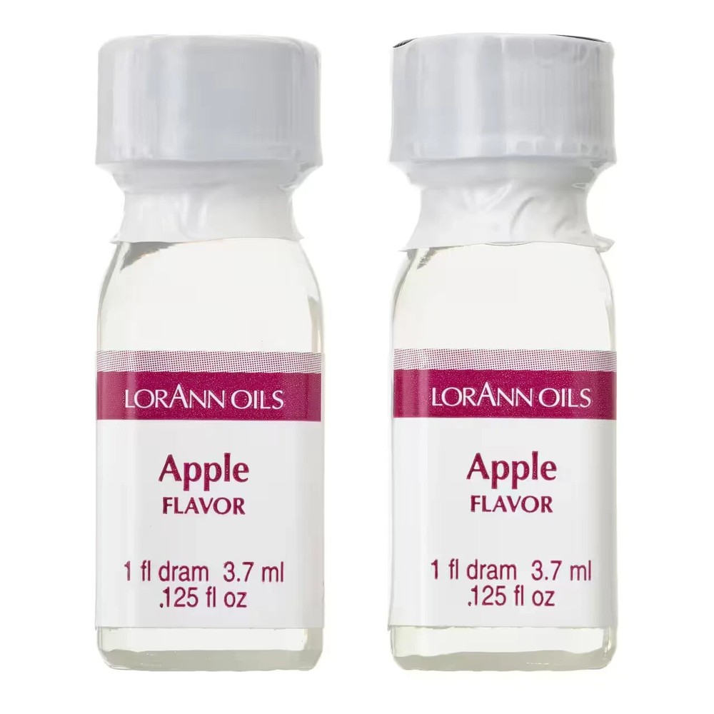 SM Lorann Oils Apple Flavor 1 Dram 2ct (3 Pack)