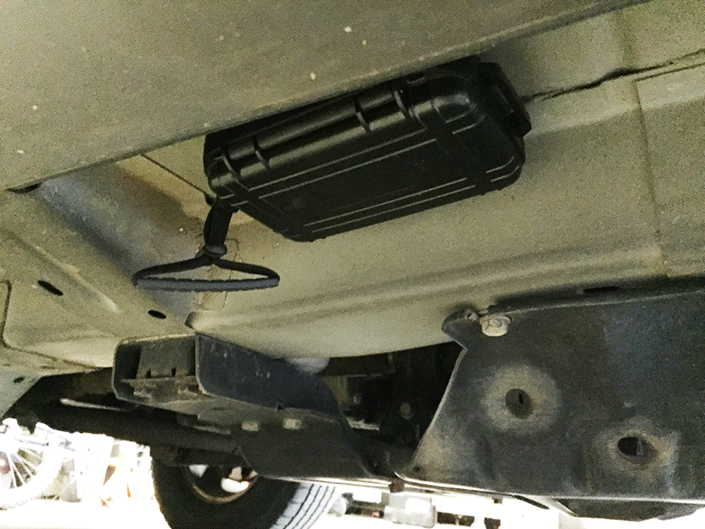Slim Secret Under Car Compartment - Magnetic Stash Box 164lbs Pull Force
