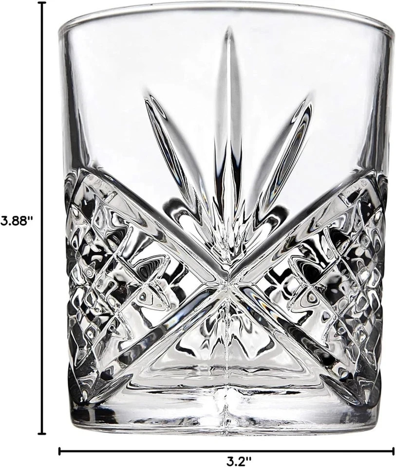 Crystal Double Old Fashioned Set of 6