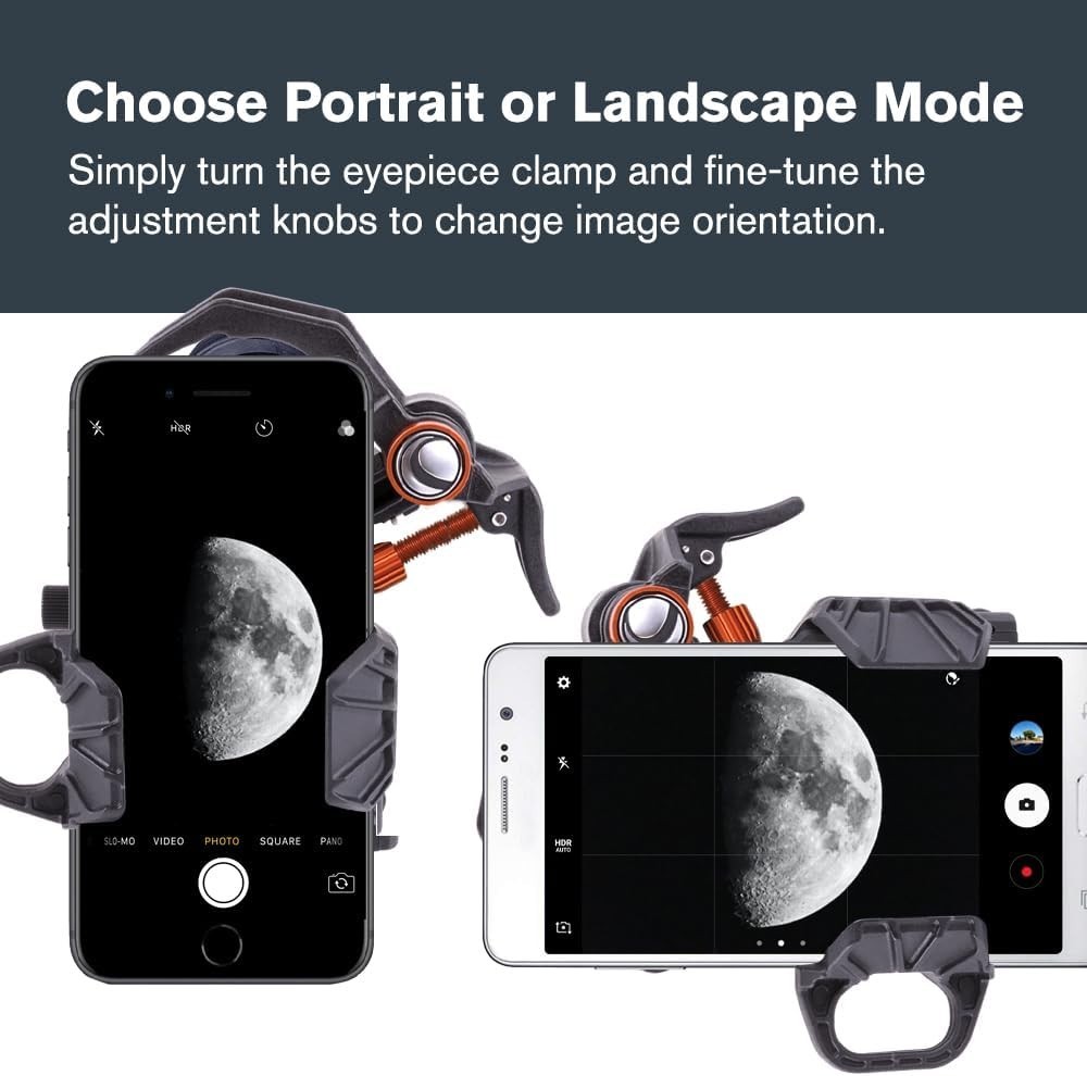 NexYZ Universal Smartphone Adapter for Telescopes & Binoculars - Compact Design