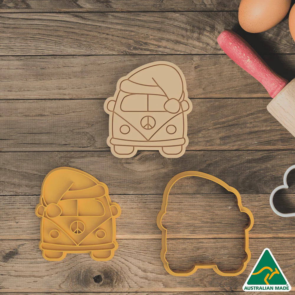 Christmas VW Cookie Cutter and Embosser Stamp