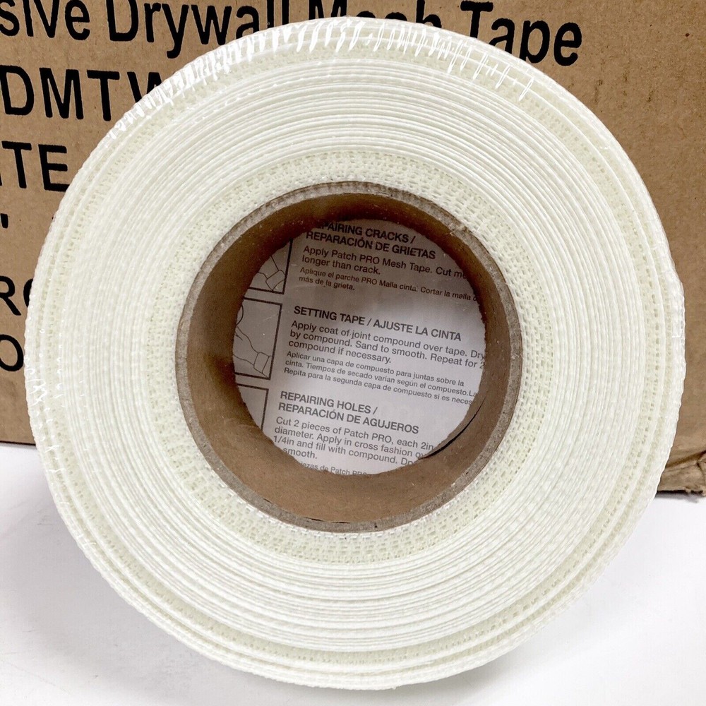 24 Rolls Surface Shields Patch Pro 2" X 100yds Self-adhering Drywall Joint Tape