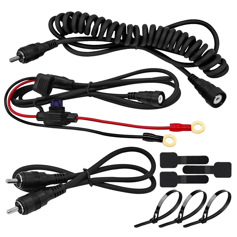 Snowmobile Helmet Heated Shield Cord RCA Replacement Power Cable