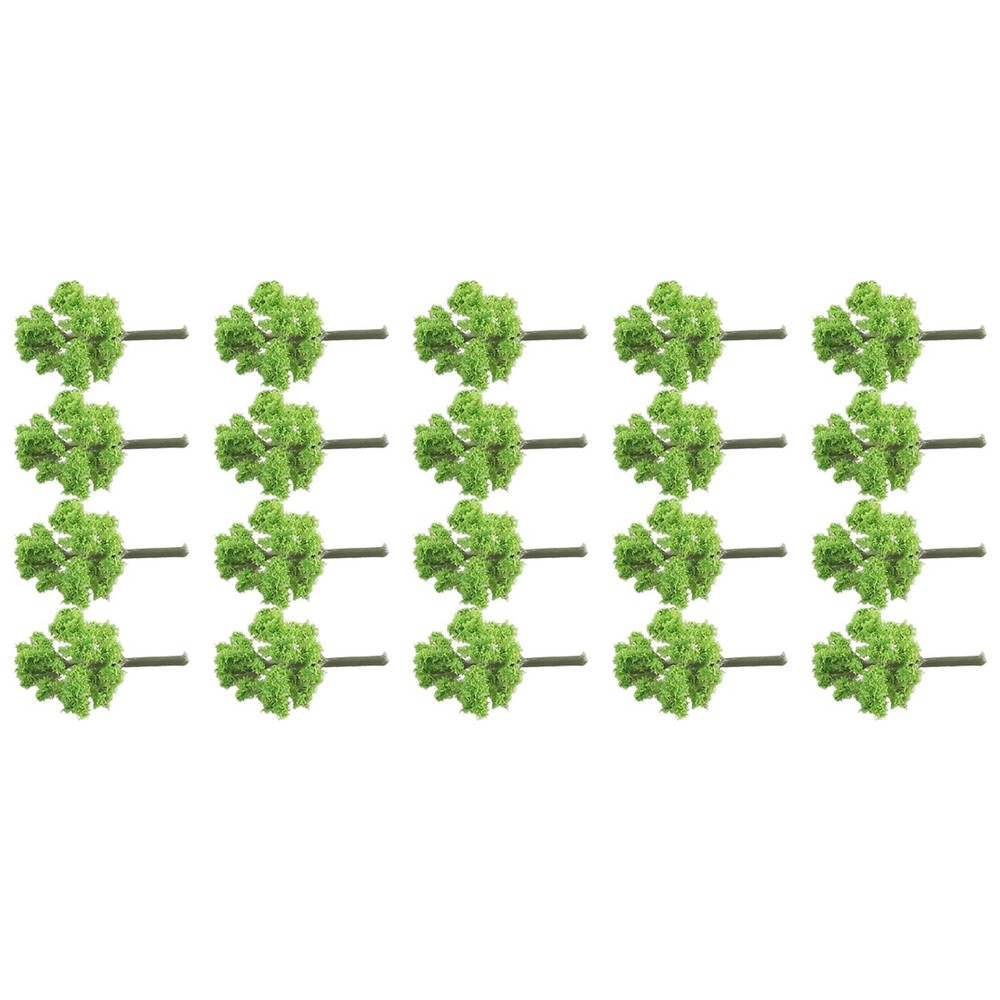 Model Tree Park Scenery Pure Handmade Scale Tree Train Railroad About 4CM