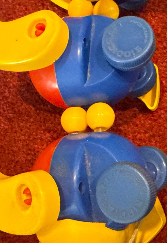 Vintage Kiddicraft Caterpillar Pull Toy Clatterpillar Pull Along