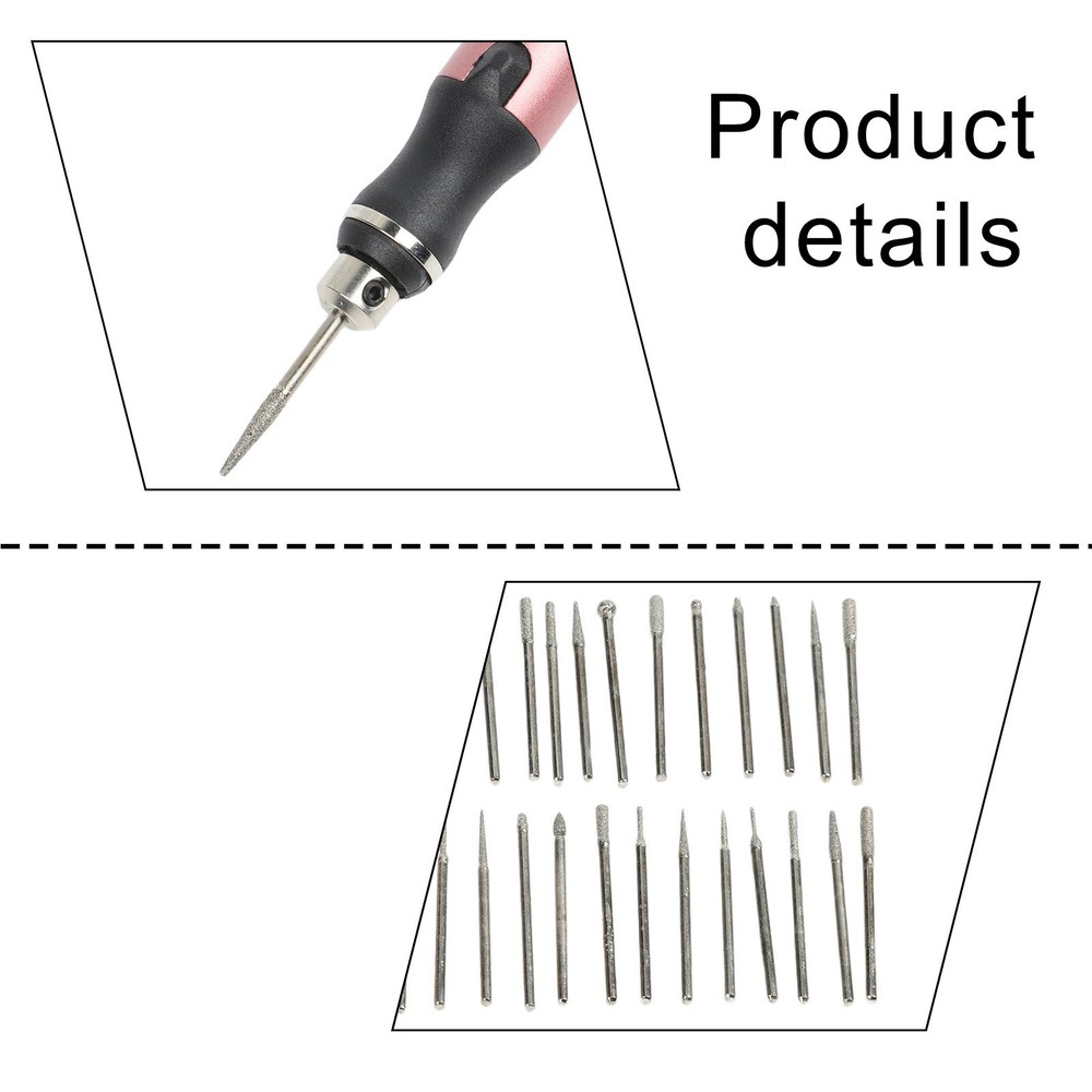 Rotary Tool Application Package Content Engraving Machine Hardened Drill Bits