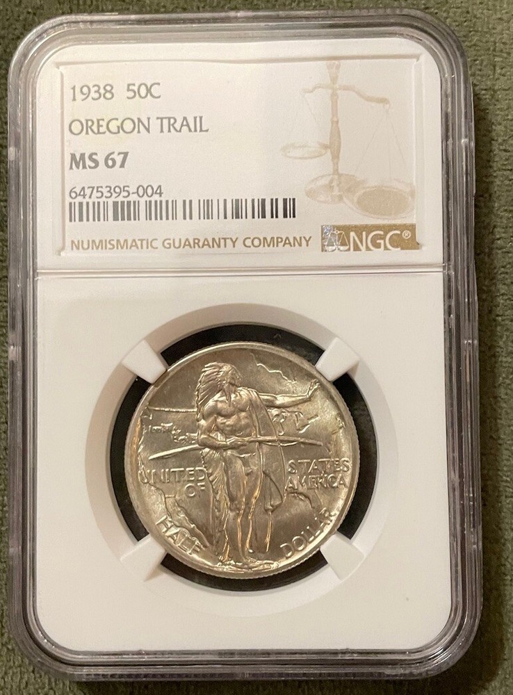 1938-p Ms-67 Oregon Trail Commemorative Half