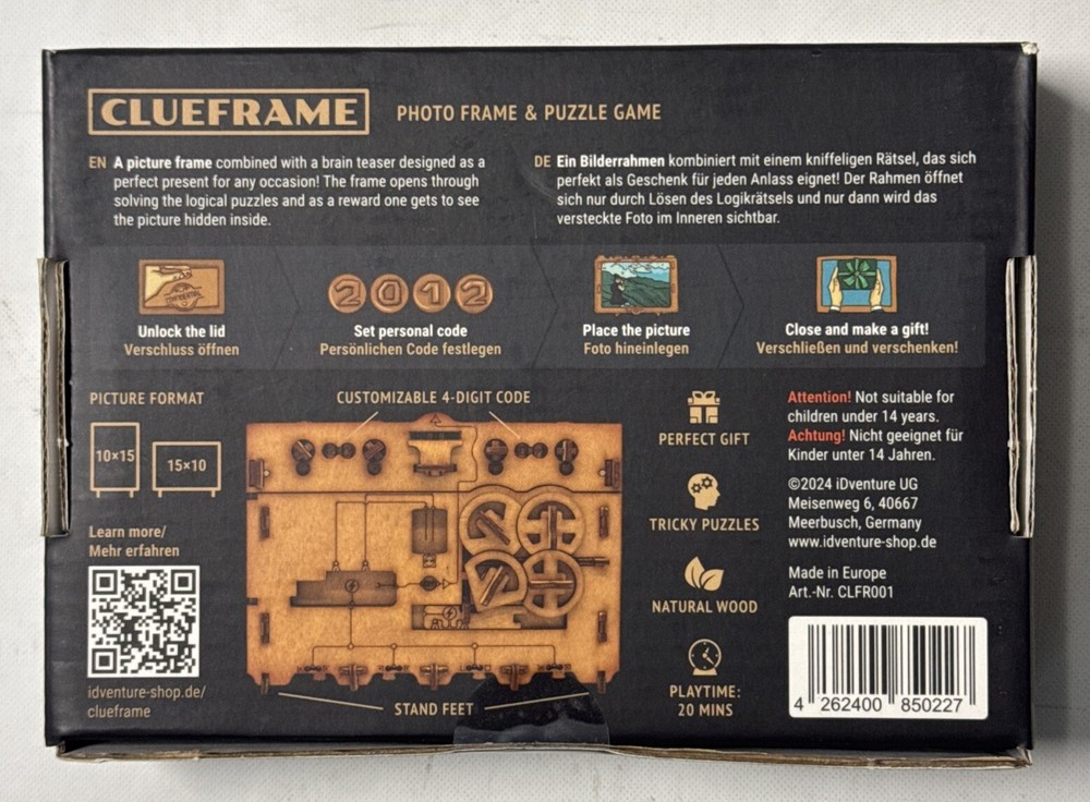ClueFrame, Photo Frame & Puzzle Game