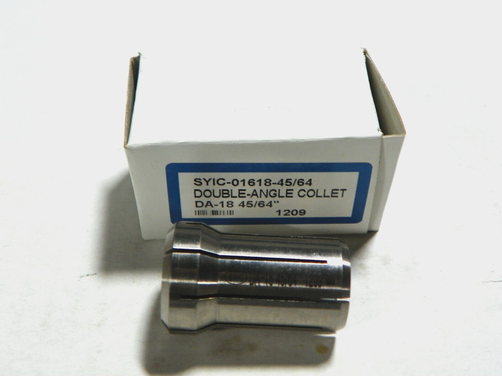 TECHNIKS DA 180 PRECISION COLLET 45/64" DOUBLE ANGLE DA180    01618-45/64