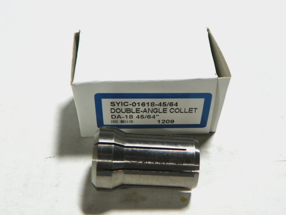 TECHNIKS DA 180 PRECISION COLLET 45/64" DOUBLE ANGLE DA180 01618-45/64